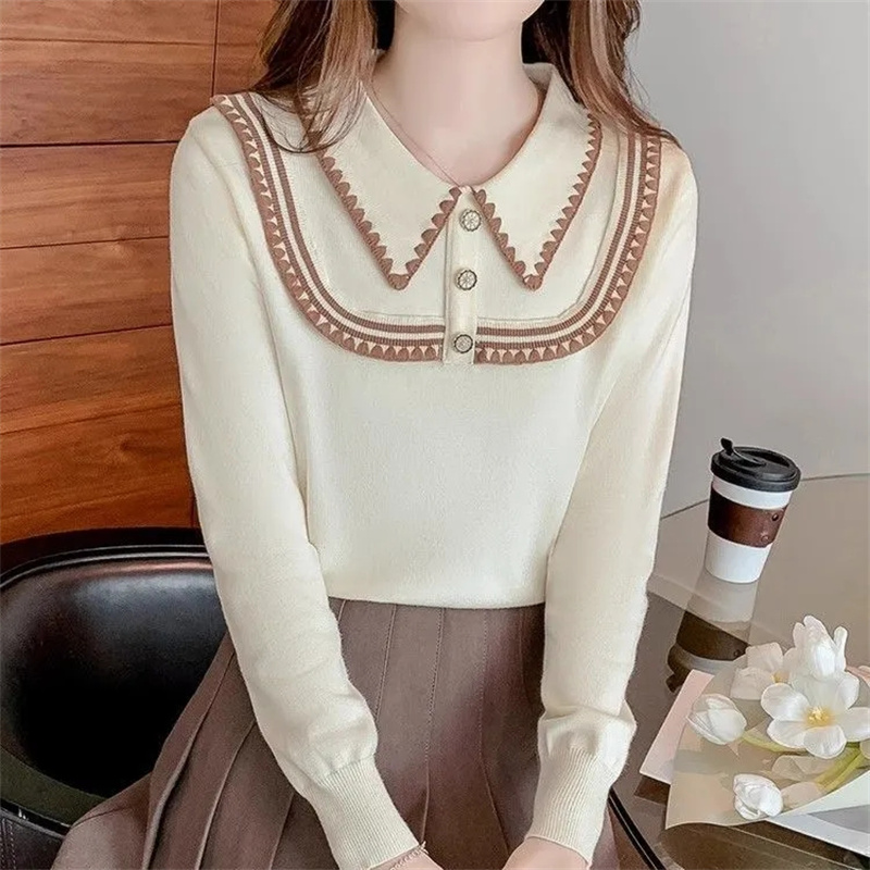 Baby Clothing Yarn - Pull en tricot pour femme, nouvelle