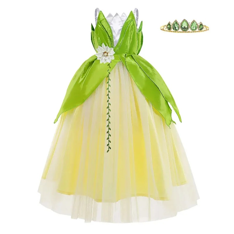 Toddler Legging Set - Tenue Premium Anime Carnaval Robe Tiana