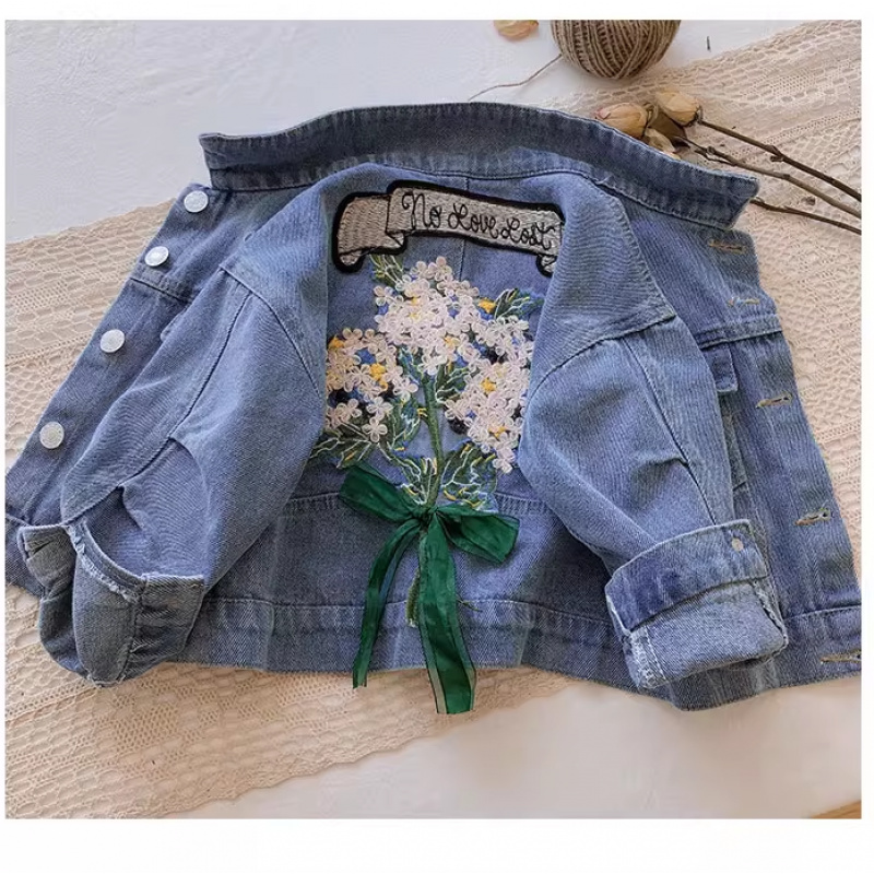 Veste en jean déchiré à paille - Baby Clothing Drawing avis et prix