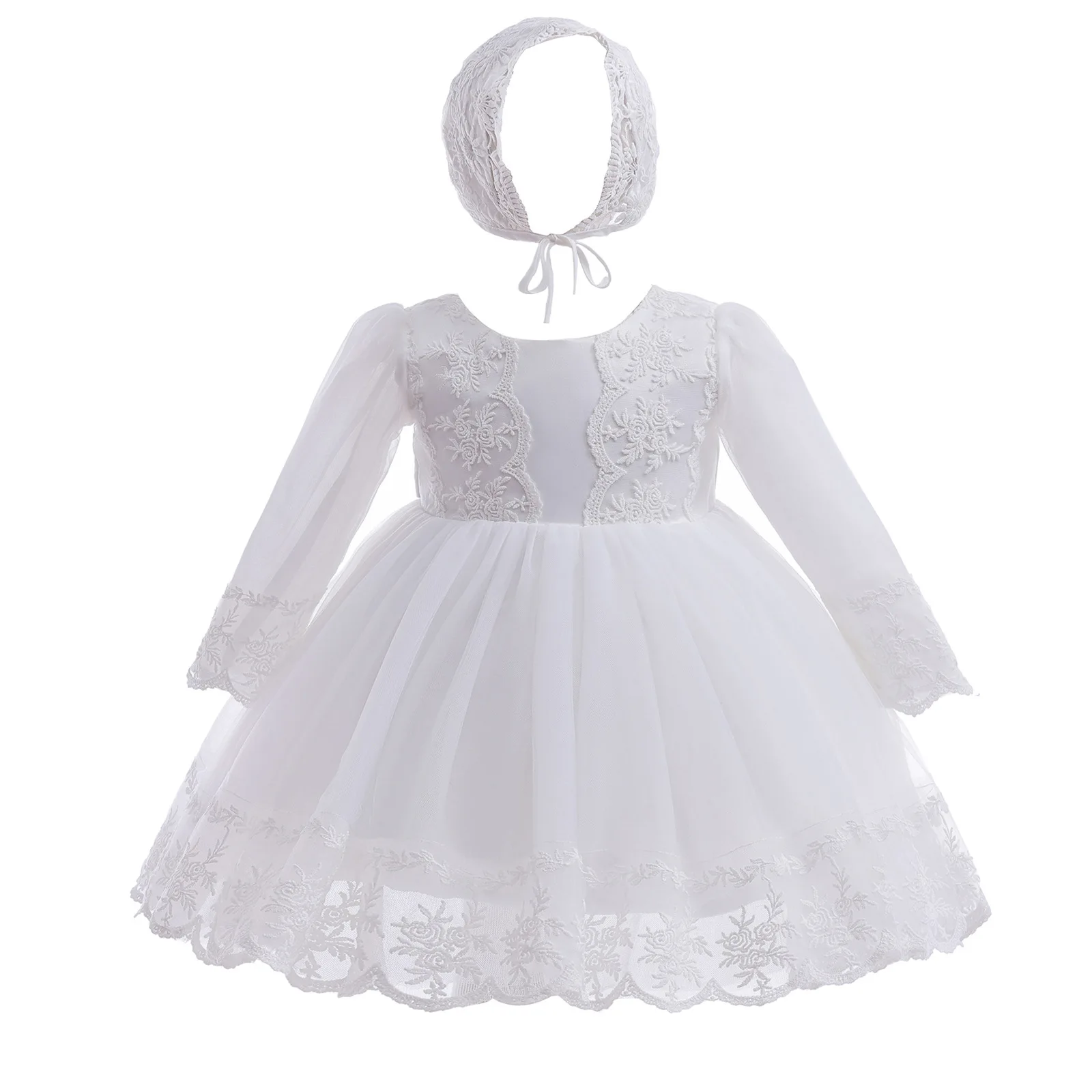 Robe blanche brodée pour bébé  - Baby Clothing Yarn avis et prix