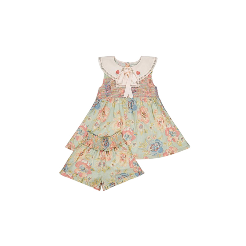 Robe de princesse brodée de fl - Baby Clothing Industry avis et prix