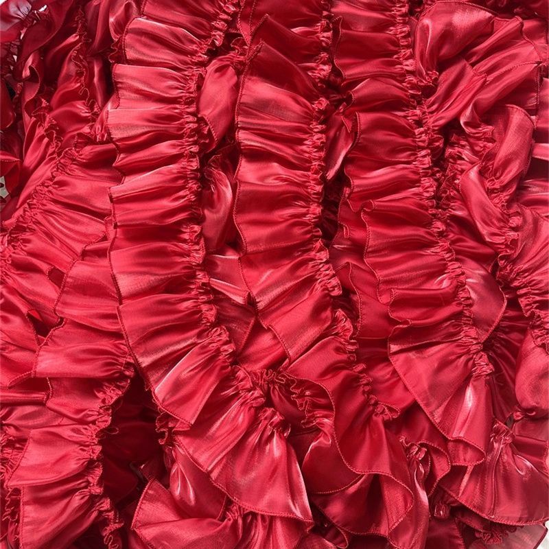 Tissu plissé en dentelle perlé - Baby Clothing Yarn avis et prix